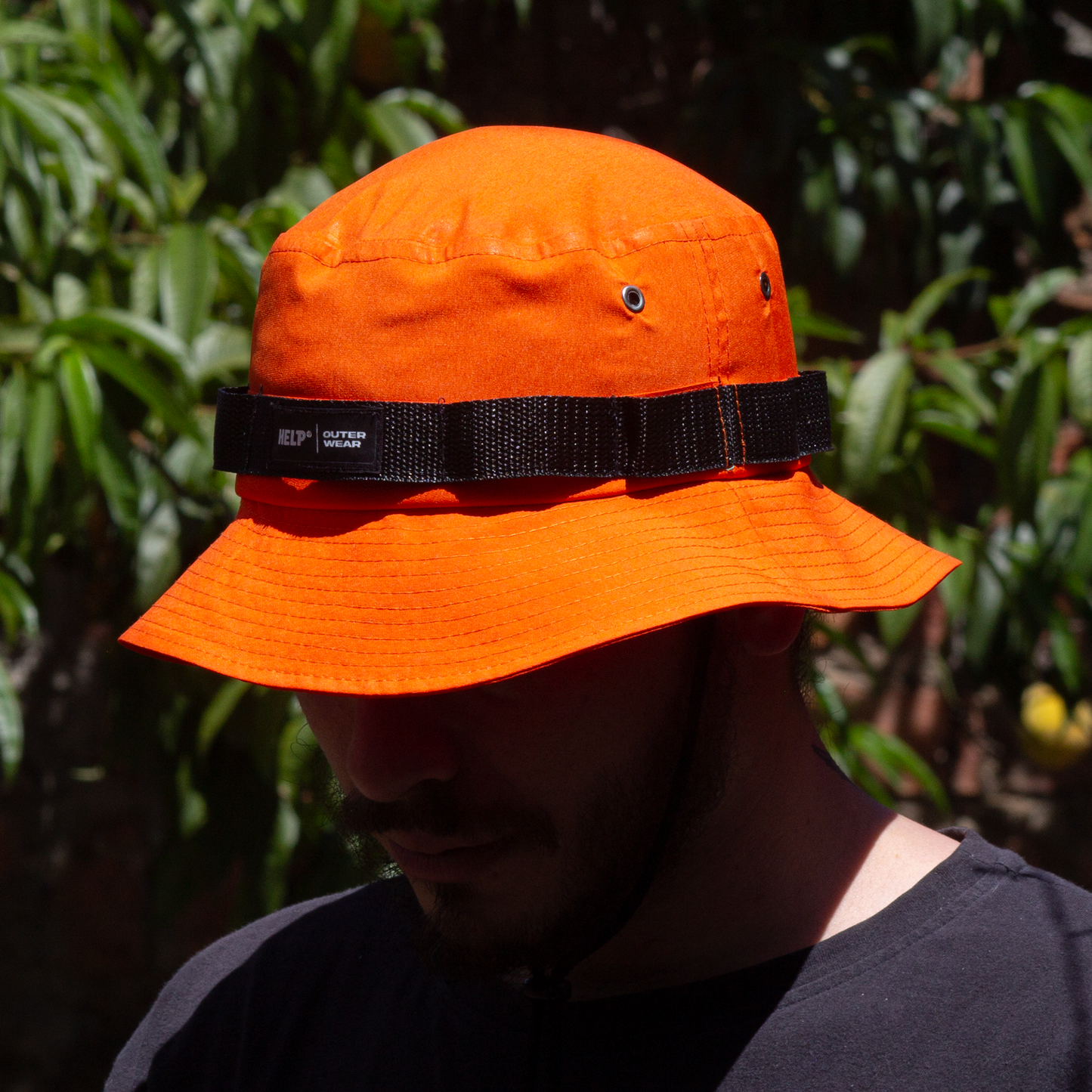 Gorro Pescador Pro HELP ( Naranja )
