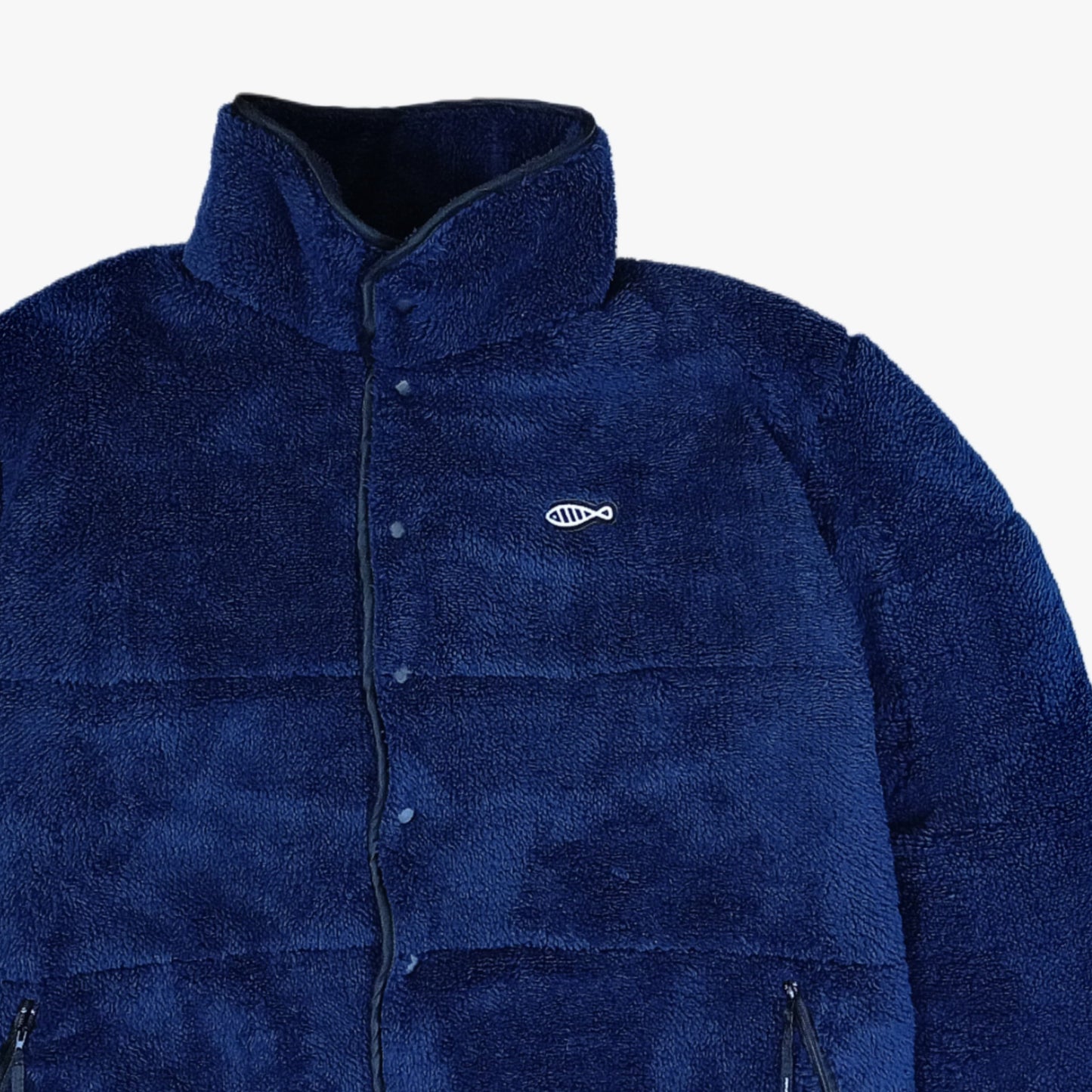 Chaqueta Polar HELP ( Azul ) - Edición PEZ