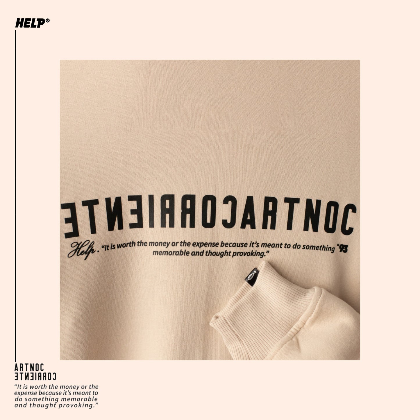 Buso Capota Contracorriente HELP ( Beige )