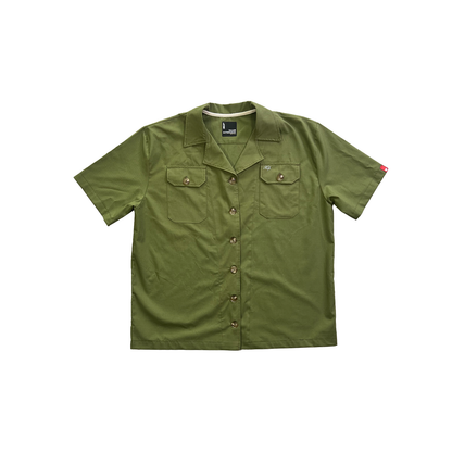 Camisa Manga Corta HELP ( Verde Militar )