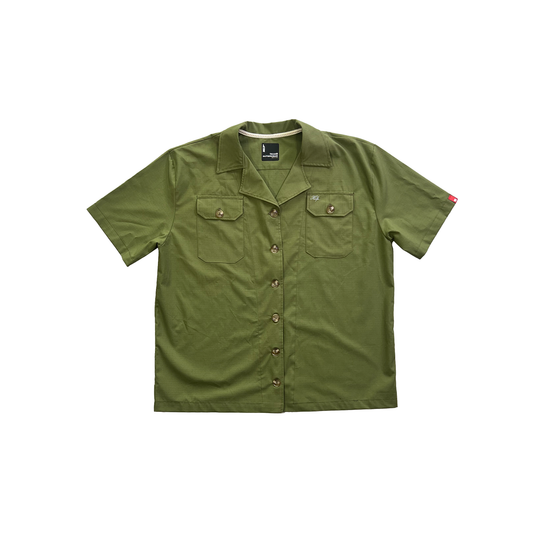 Camisa Manga Corta HELP ( Verde Militar )