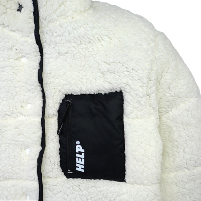 Chaqueta Polar Mujer HELP ( Blanco )