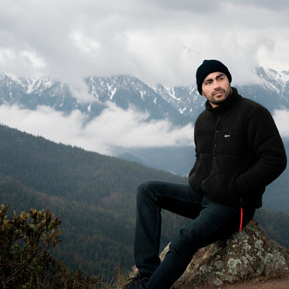 Chaqueta Polar HELP ( Negro ) Edición PEZ