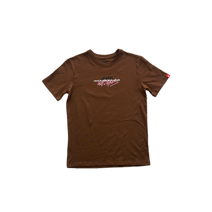 Camiseta regular-Fit Nubes ( Chocolate )