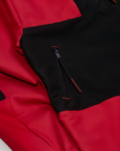 Chaqueta Rompevientos Cargo Pro - Roja