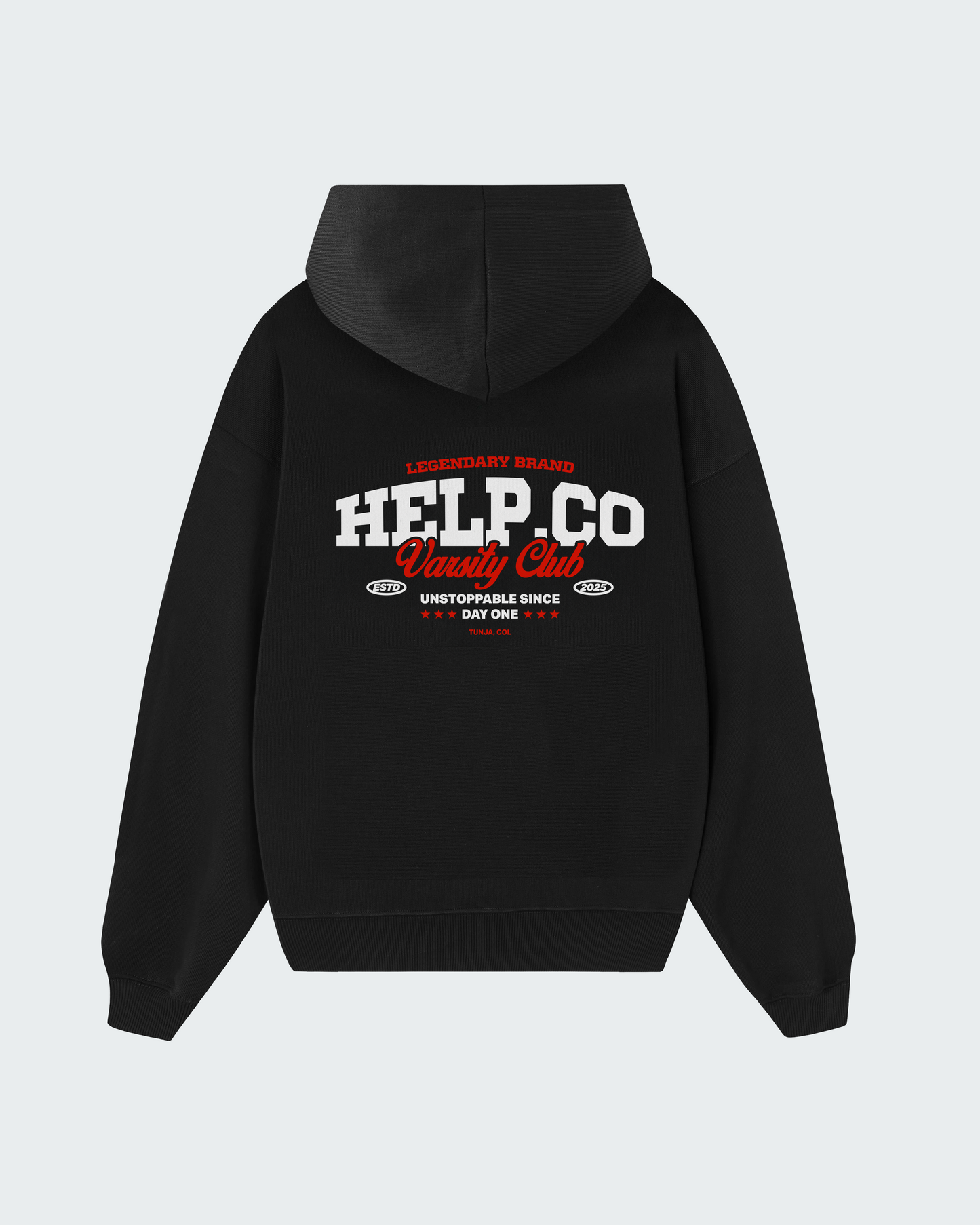 Hoddie help black HELP CO ( negro )