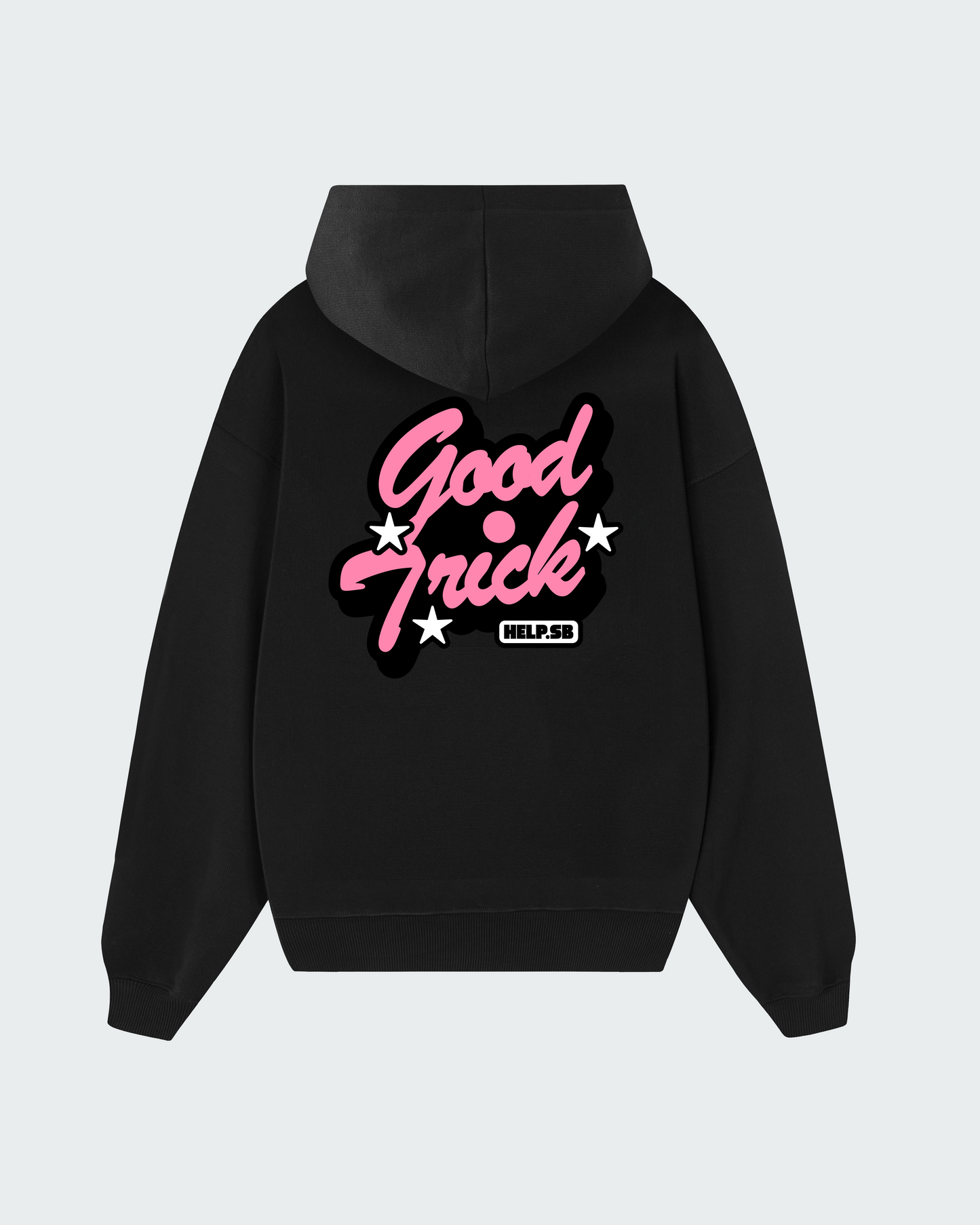 Hoddie help black GOOD TRICK ( negro )