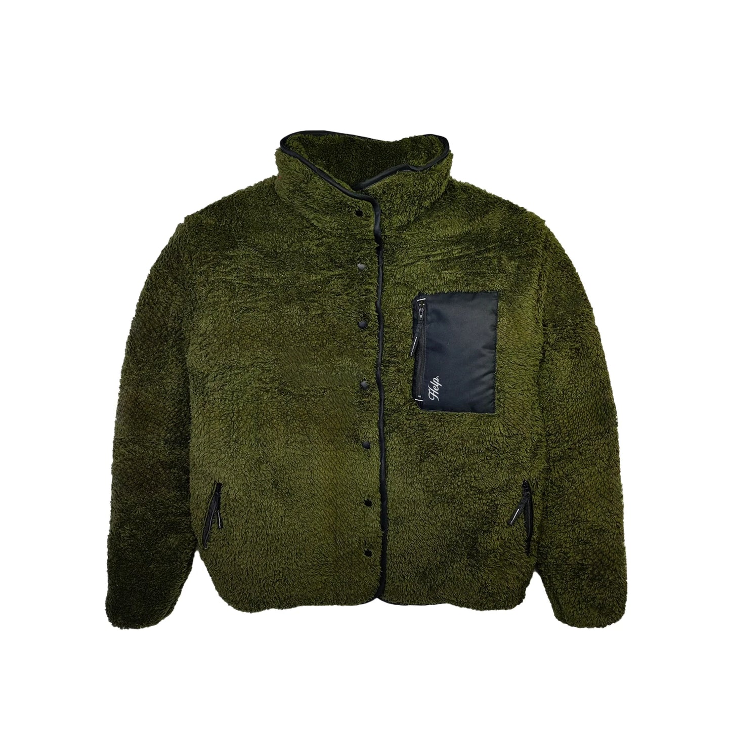Chaqueta Polar HELP ( Verde Militar )