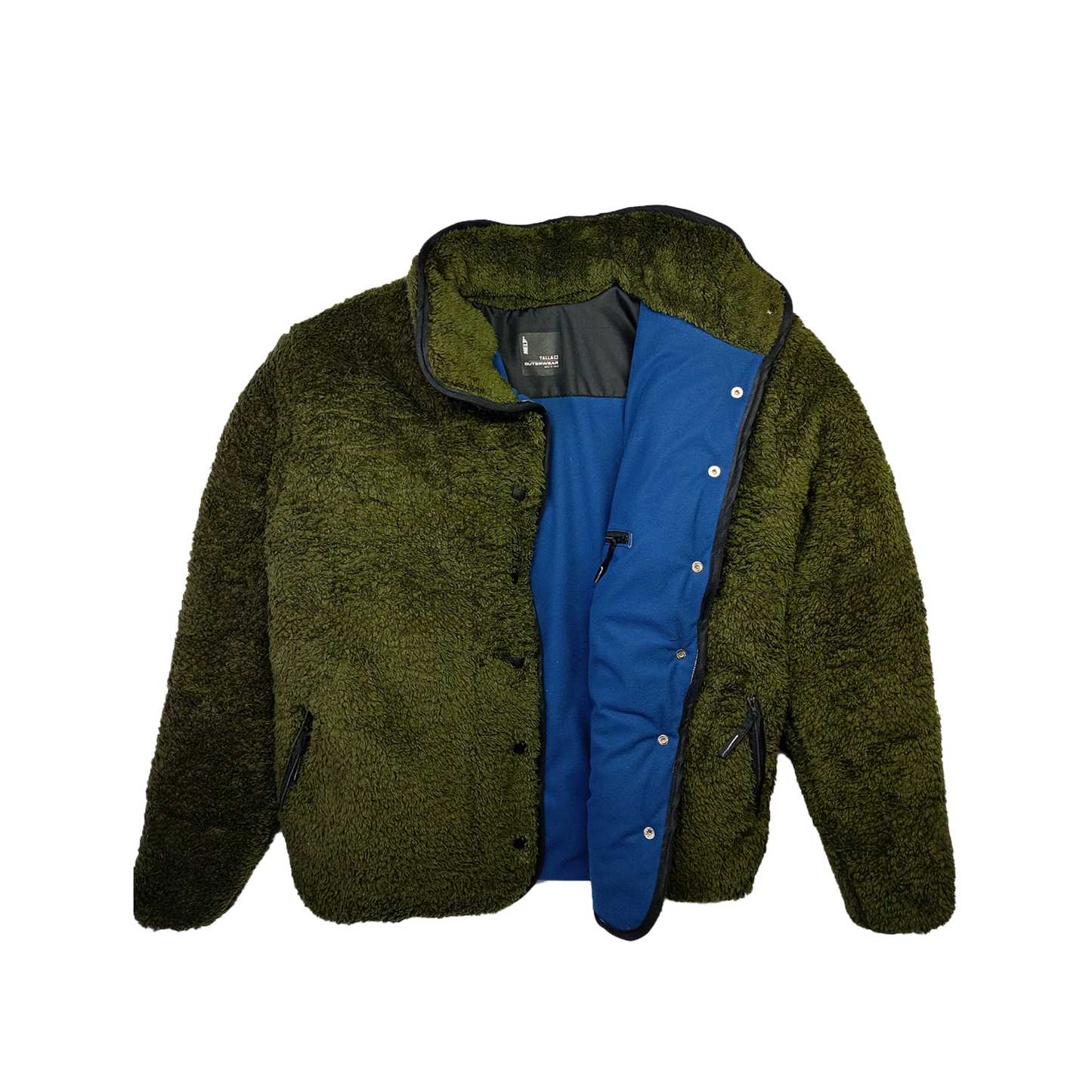Chaqueta Polar HELP ( Verde Militar )