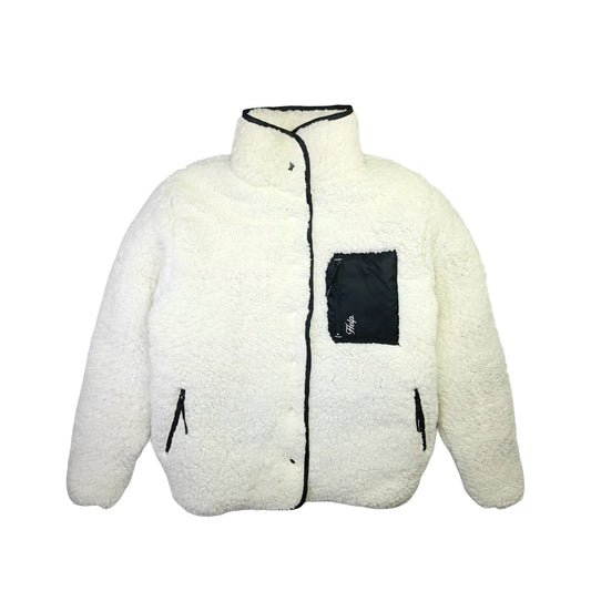 Chaqueta Polar Mujer HELP ( Blanco )
