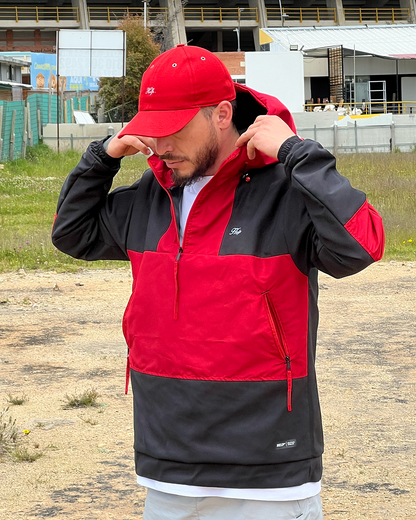 Chaqueta Rompevientos Cargo Pro - Roja