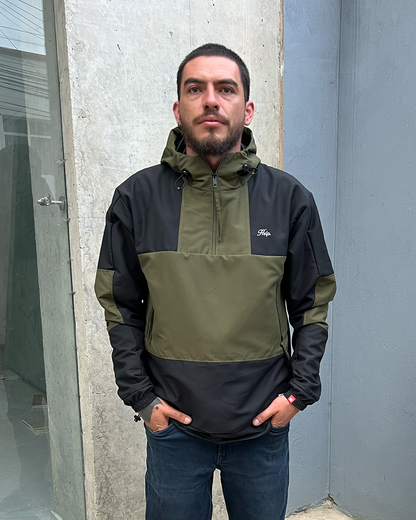 Chaqueta Rompevientos Cargo Pro - Verde militar