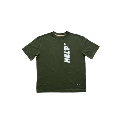 Camiseta Box-Fit ( Verde Militar )