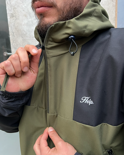 Chaqueta Rompevientos Cargo Pro - Verde militar