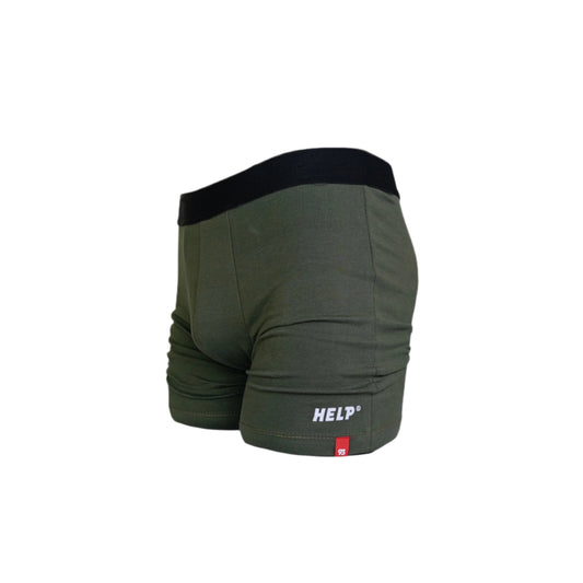 BOXER BRIEF Help® OLIVE GREEN