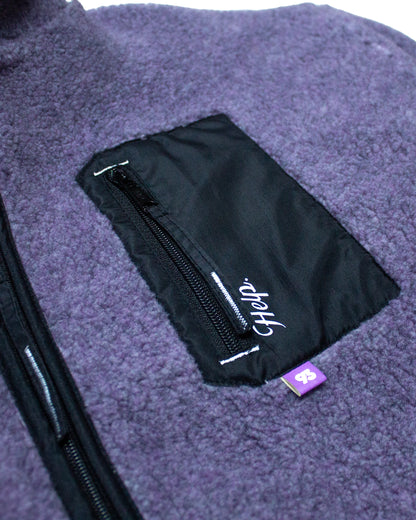 Chaqueta Polar Limited Boxfit HELP ( Lila ) Imparable