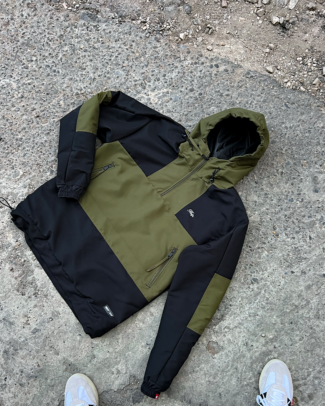 Chaqueta Rompevientos Cargo Pro - Verde militar