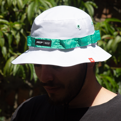 Gorro Pescador Pro HELP ( Blanco )