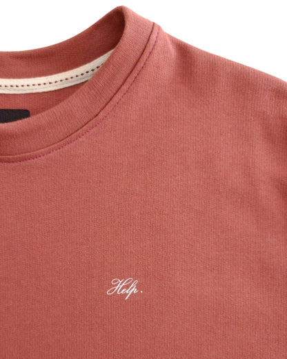 New Camiseta BURDA Box-Fit HELP® PRO Brick red