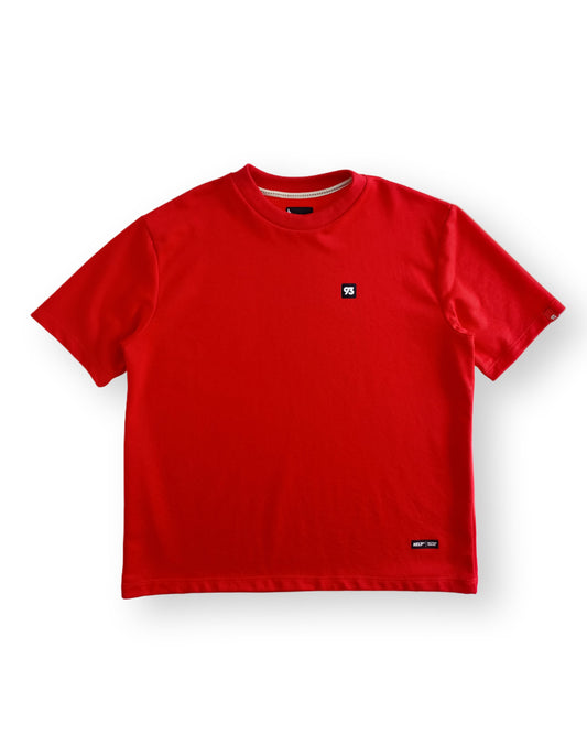 New Camiseta BURDA Box-Fit •est 93• ROJO INTENSO