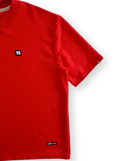 New Camiseta BURDA Box-Fit •est 93• ROJO INTENSO