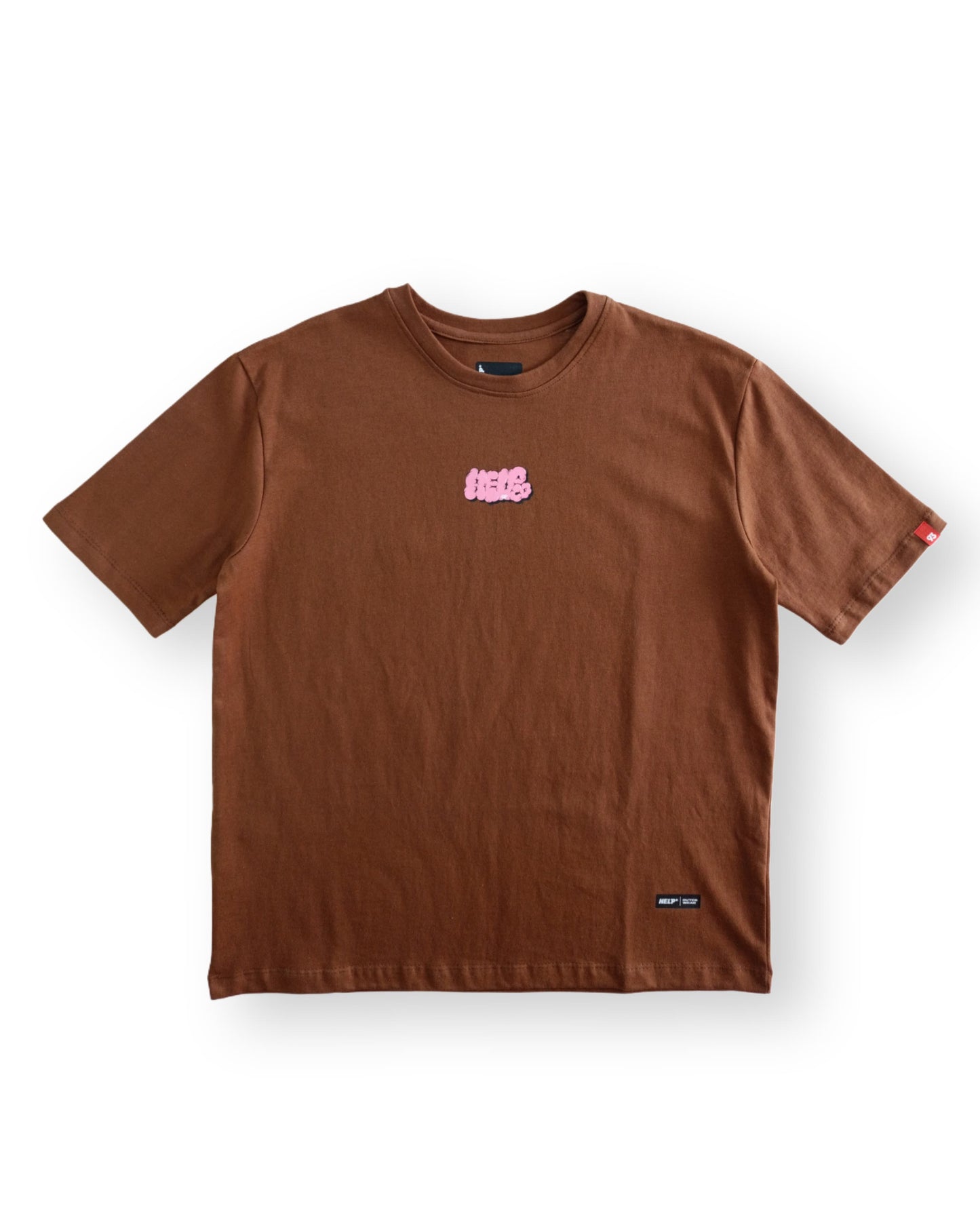 New Camiseta Box-Fit CLOUDS CHOCOLATE COFFEE