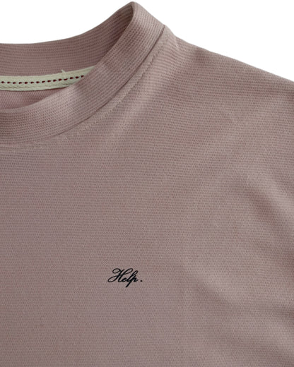 New Camiseta TEXTURIZADA Box-Fit ( Palo de Rosa )