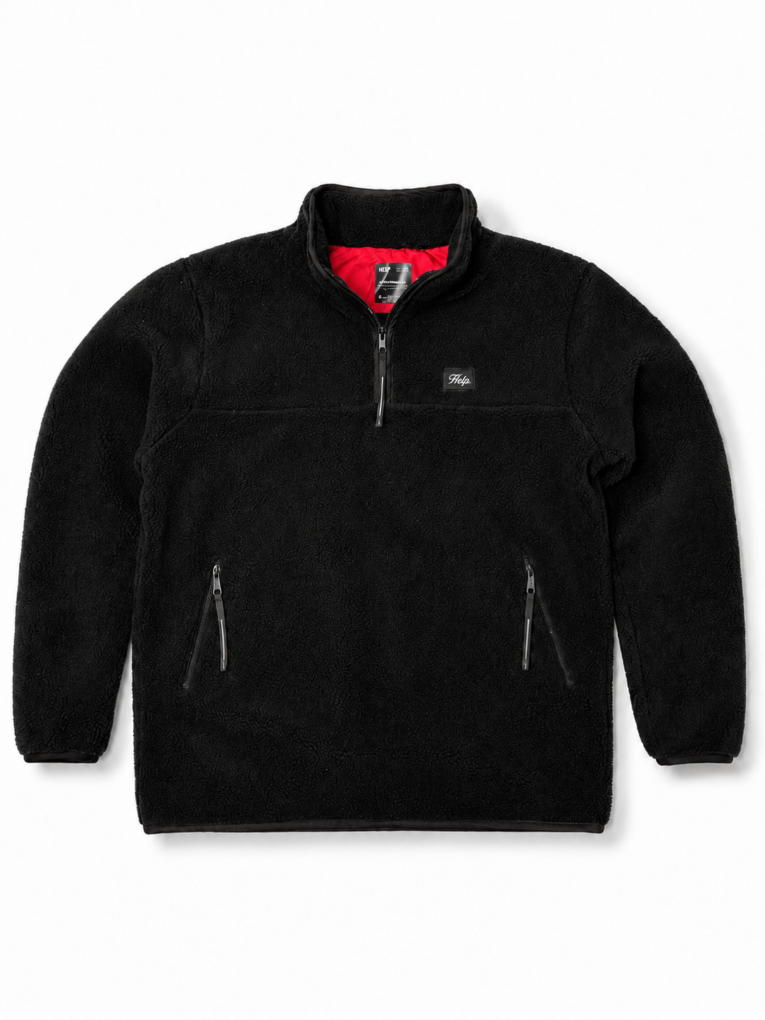Buzo Polar HELP Unisex - Negro