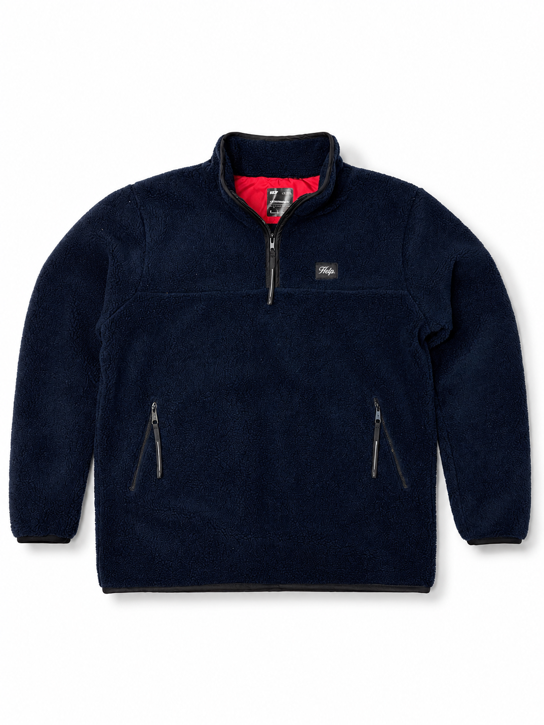 Buzo Polar HELP Unisex ( Azul )