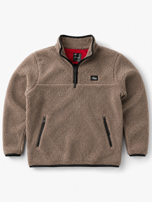 Buzo Polar HELP Unisex ( Arena Oscuro )