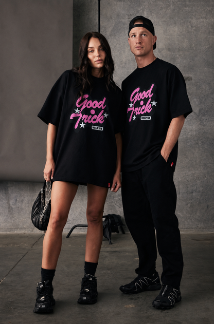 Camiseta HELP Good Trick ( negro )