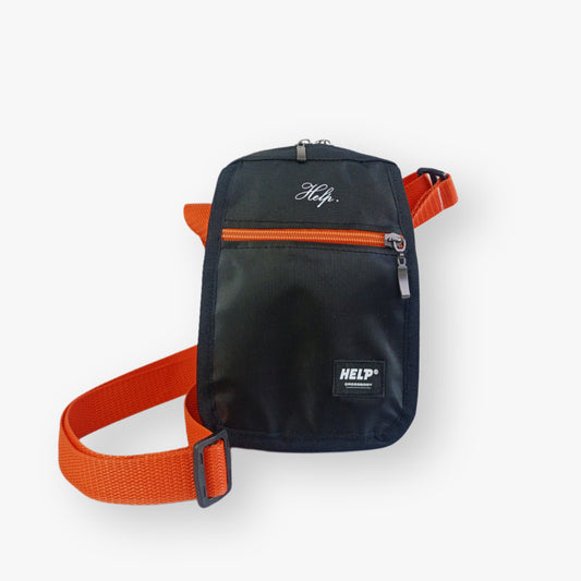 Crossbody HELP® PRO · NEGRO/ NARANJA INTENSO \UNISEX