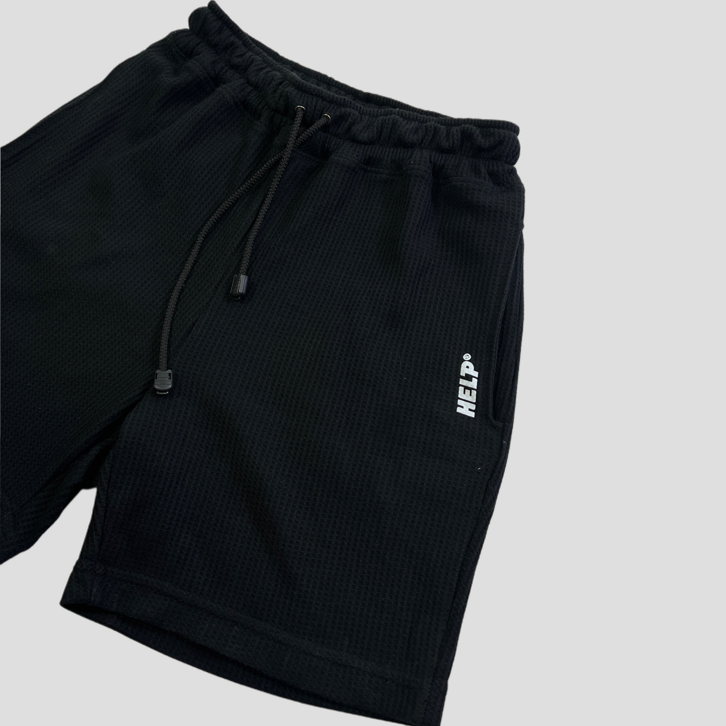 Pantaloneta HELP Textured ( Negro )