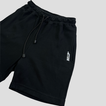 Pantaloneta HELP Textured ( Negro )