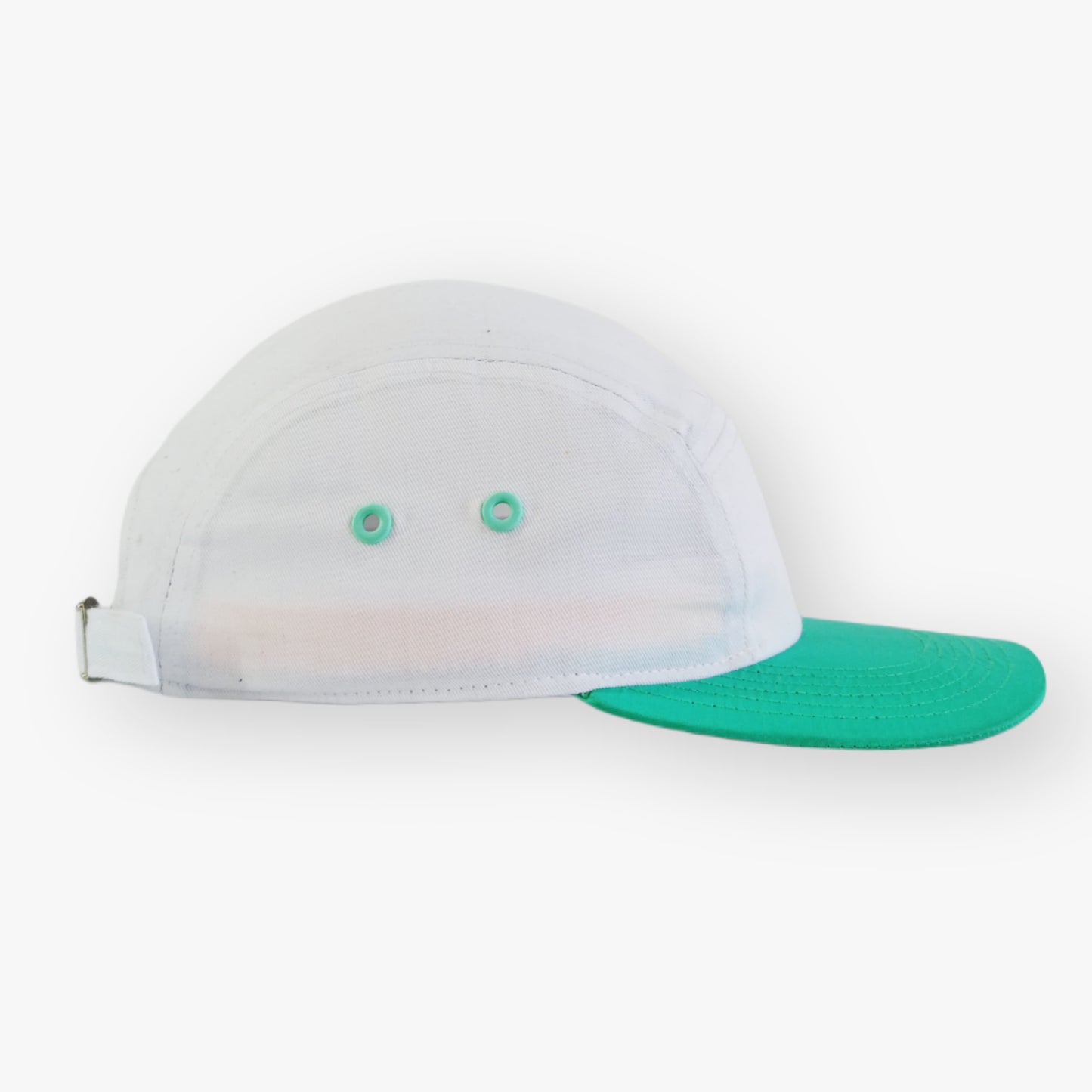 Gorra Five Panel ( Blanco-Verde )