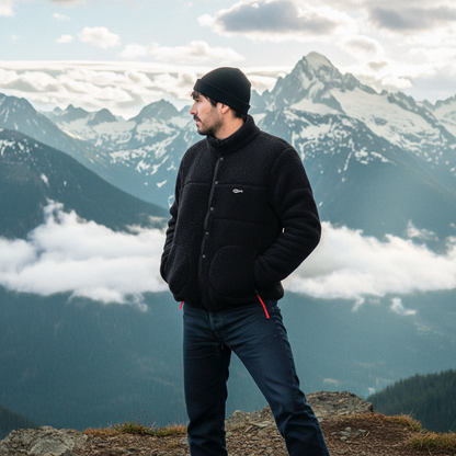 Chaqueta Polar HELP ( Negro ) Edición PEZ