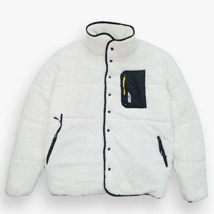 Chaqueta Polar HELP ( Blanco-Amarillo )