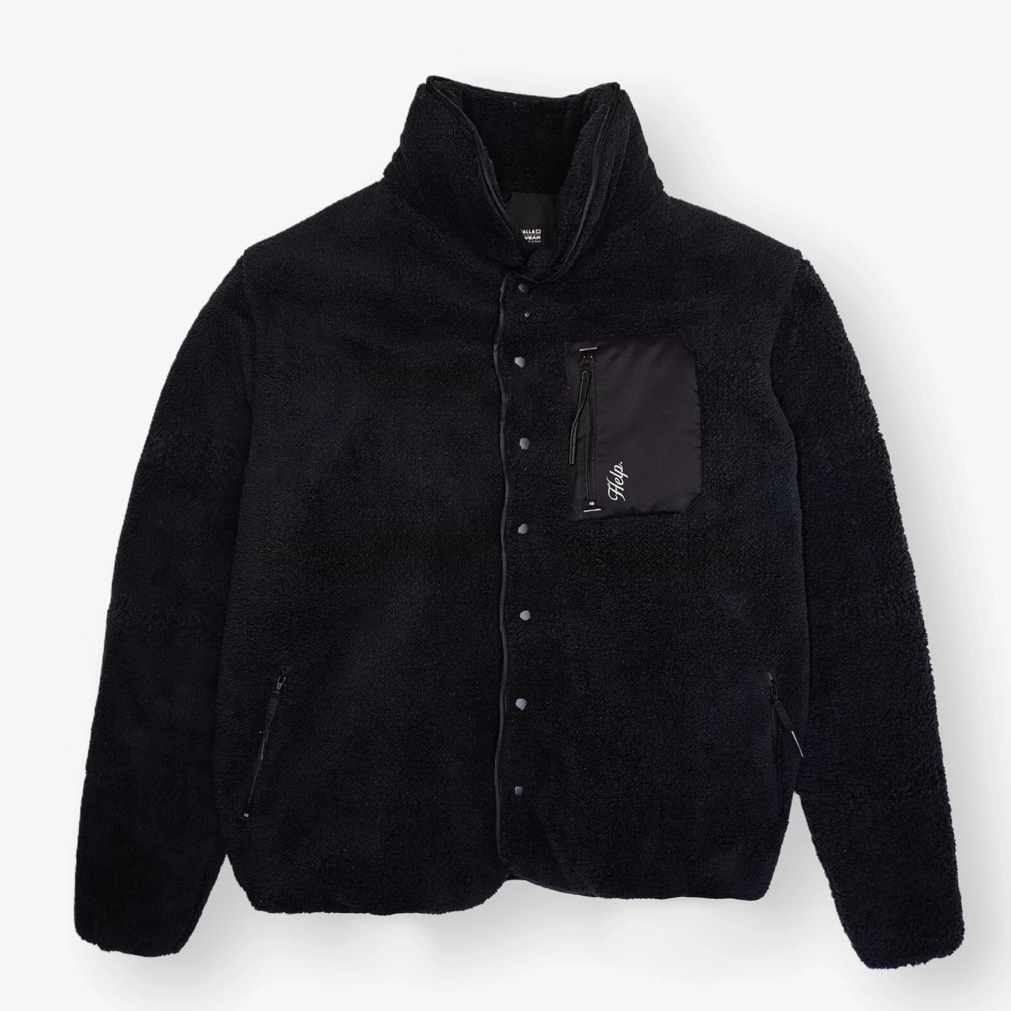 Chaqueta Polar Mujer HELP ( Negro )