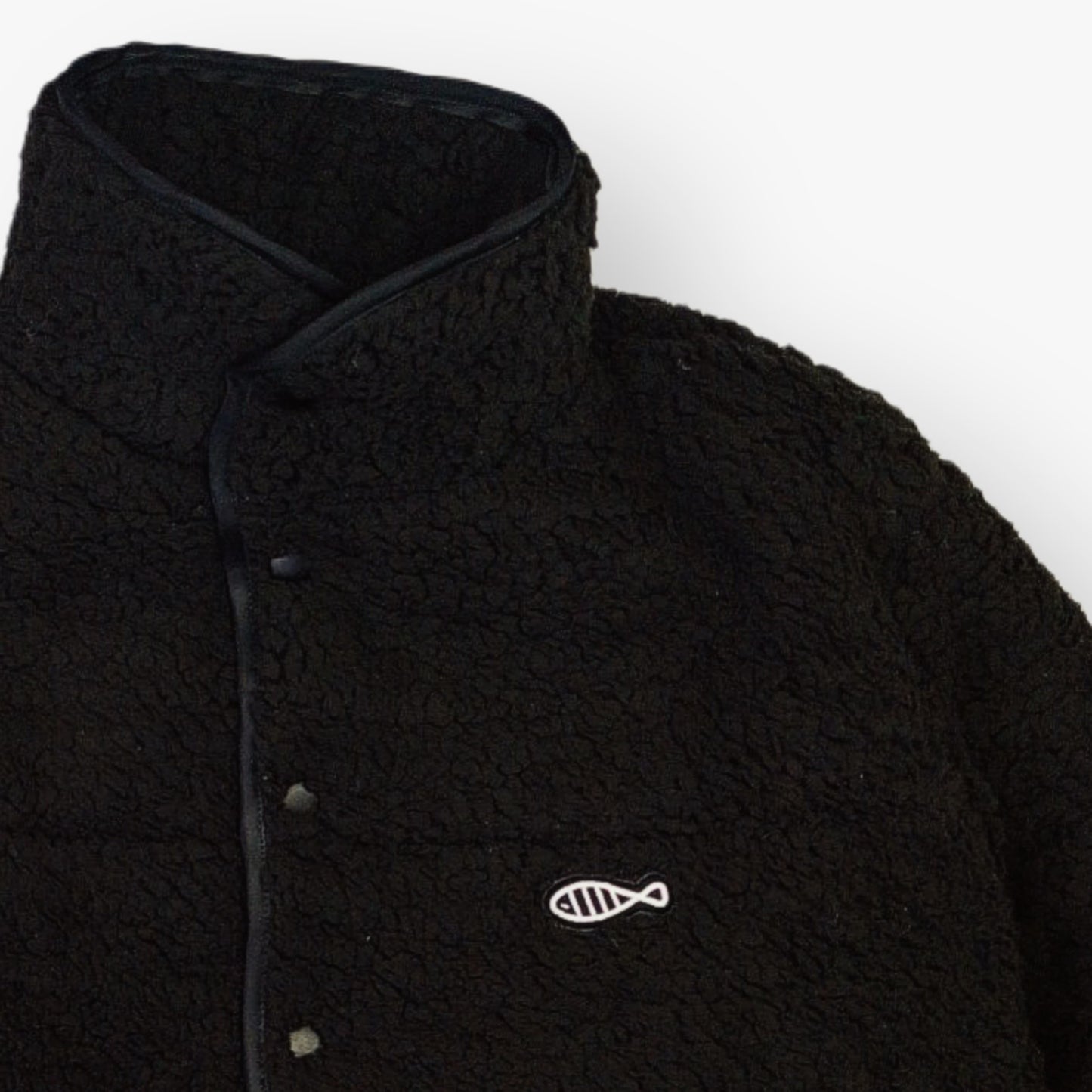 Chaqueta Polar HELP ( Negro ) Edición PEZ