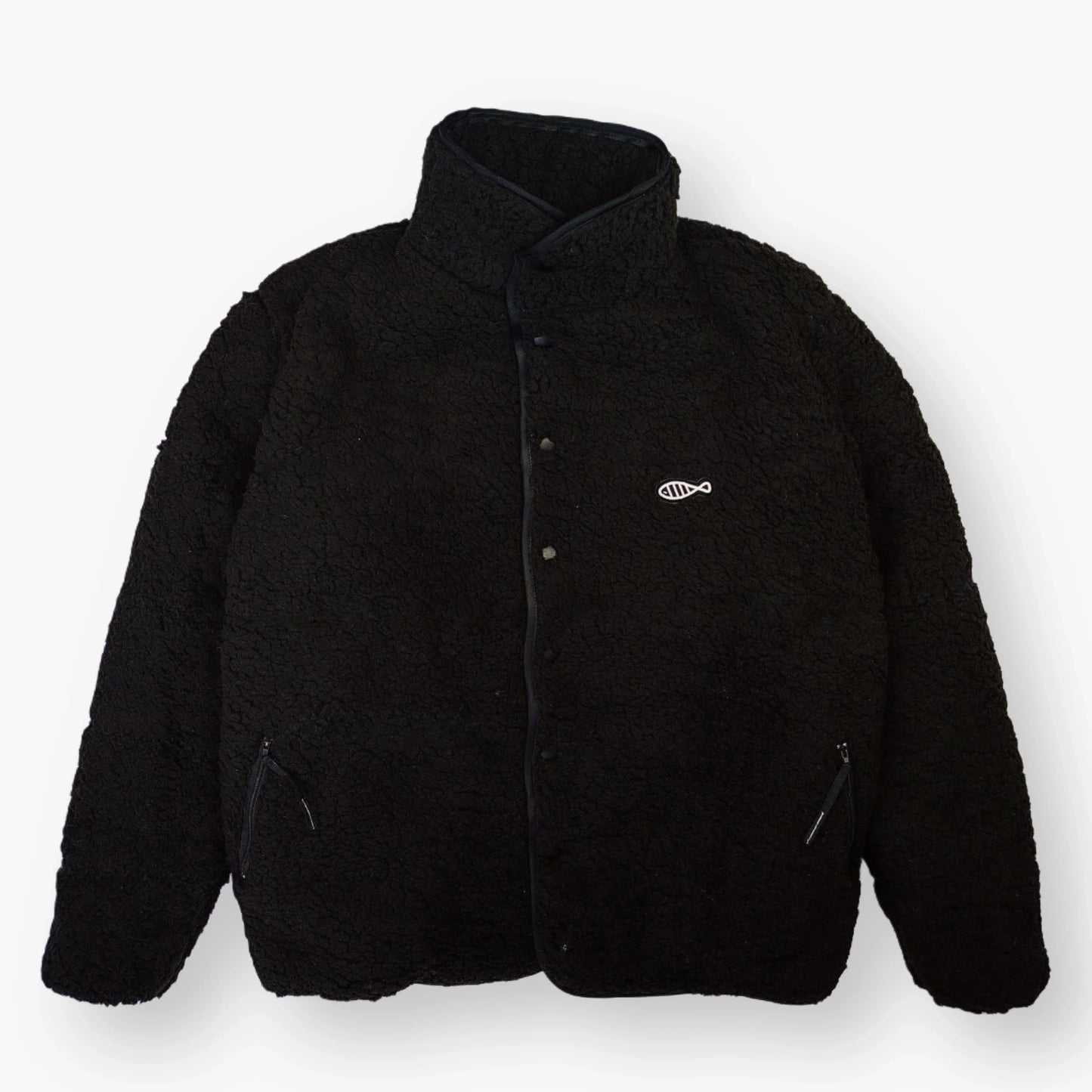 Chaqueta Polar HELP ( Negro ) Edición PEZ