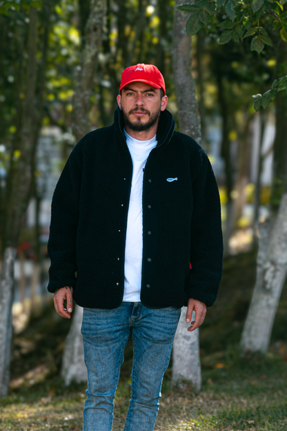 Chaqueta Polar HELP ( Negro ) Edición PEZ