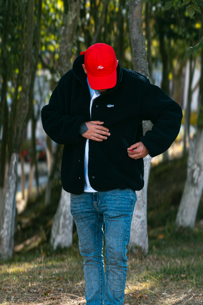 Chaqueta Polar HELP ( Negro ) Edición PEZ