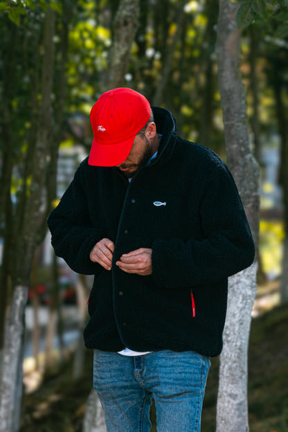 Chaqueta Polar HELP ( Negro ) Edición PEZ