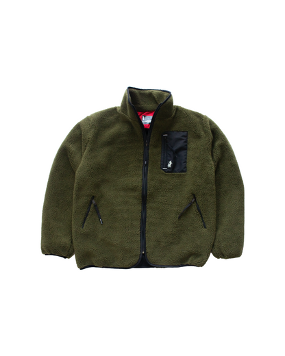 Chaqueta Polar HELP Unisex ( Verde Militar )