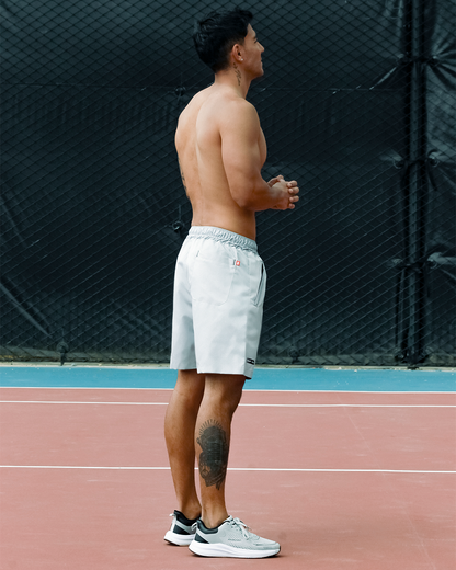 Pantaloneta Corta Deportiva Running HELP ( Gris )