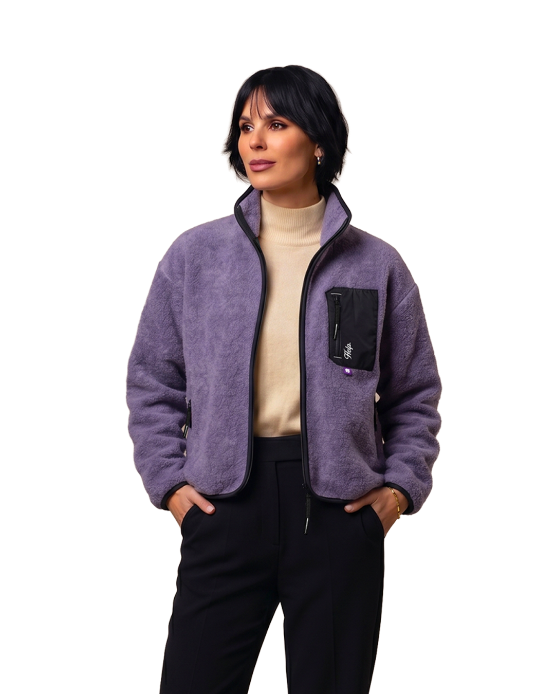 Chaqueta Polar Limited Boxfit HELP ( Lila ) Imparable