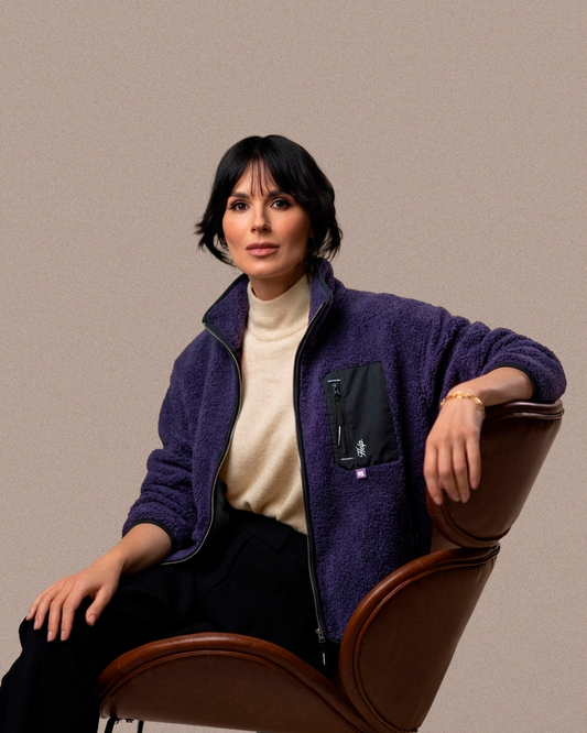 Chaqueta Polar Limited Boxfit HELP ( Morada ) Imparable