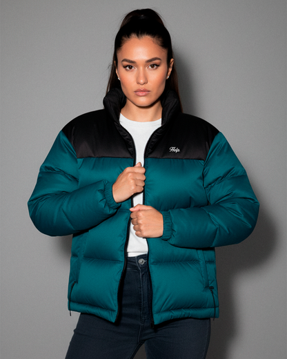 NEW Chaqueta Térmica Midnight North Help ( Negro-Verde )