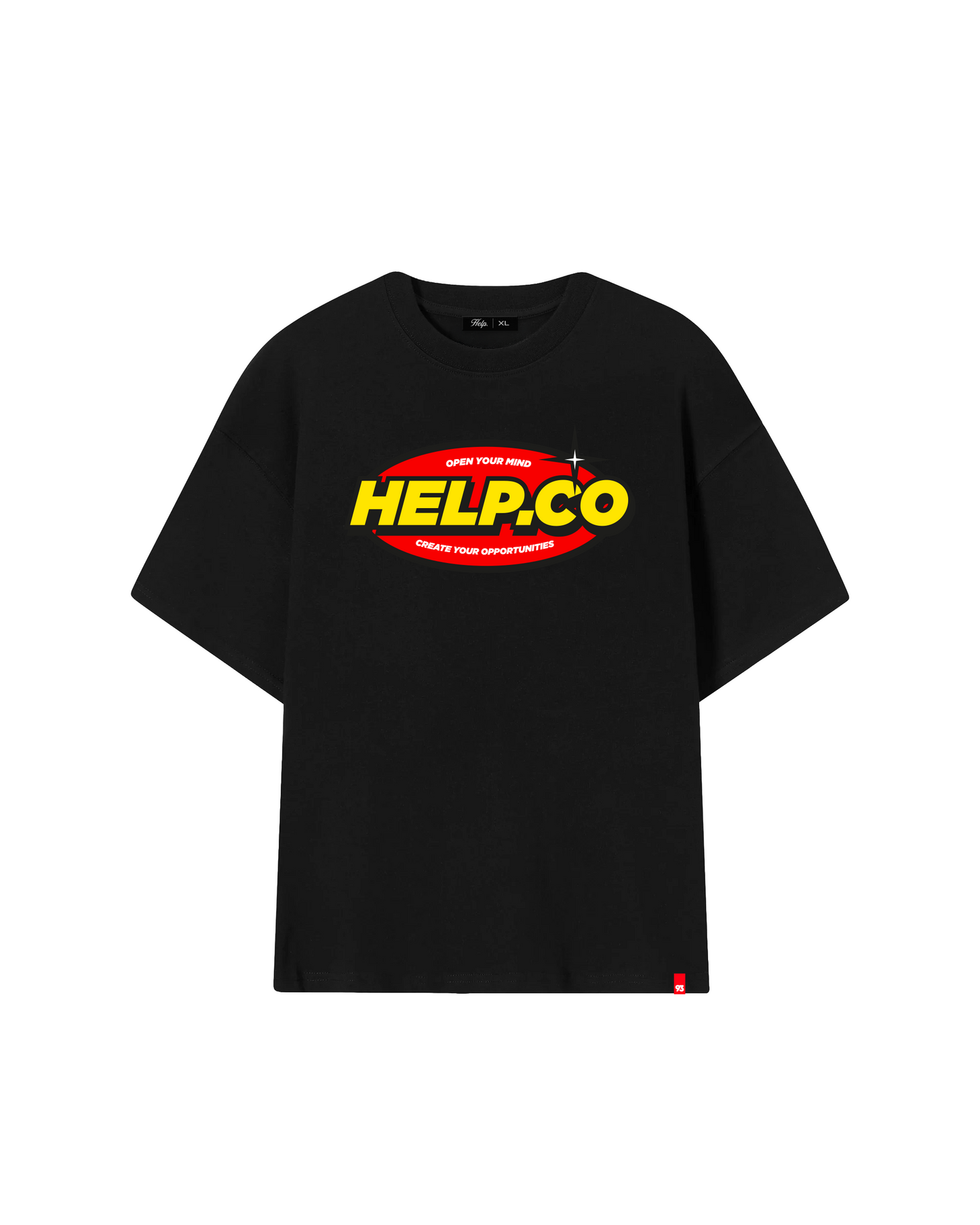Camiseta help.co ( negro )