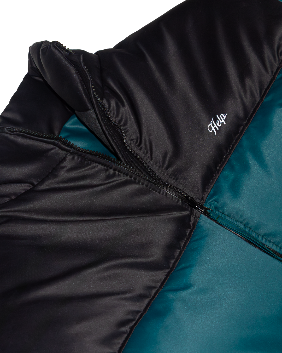 NEW Chaqueta Térmica Midnight North Help ( Negro-Verde )